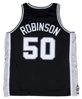 1998-99 David Robinson Game Used San Antonio Spurs Road Jersey 1st Championship Season (MEARS)